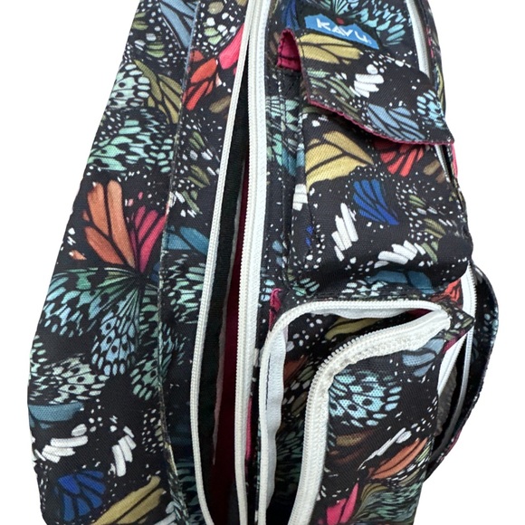 Polyester butterfly rope bag -well used - Picture 2 of 9